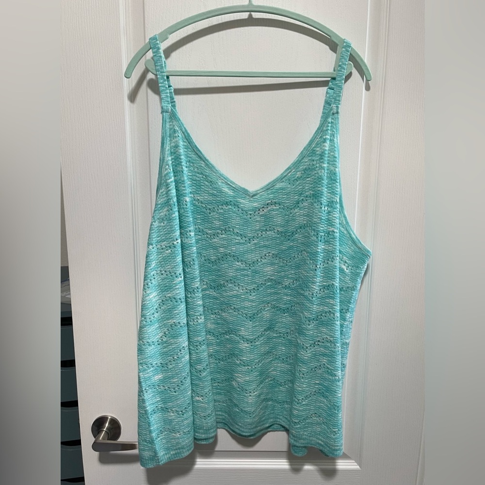 Torrid Teal Tank Top Size 5